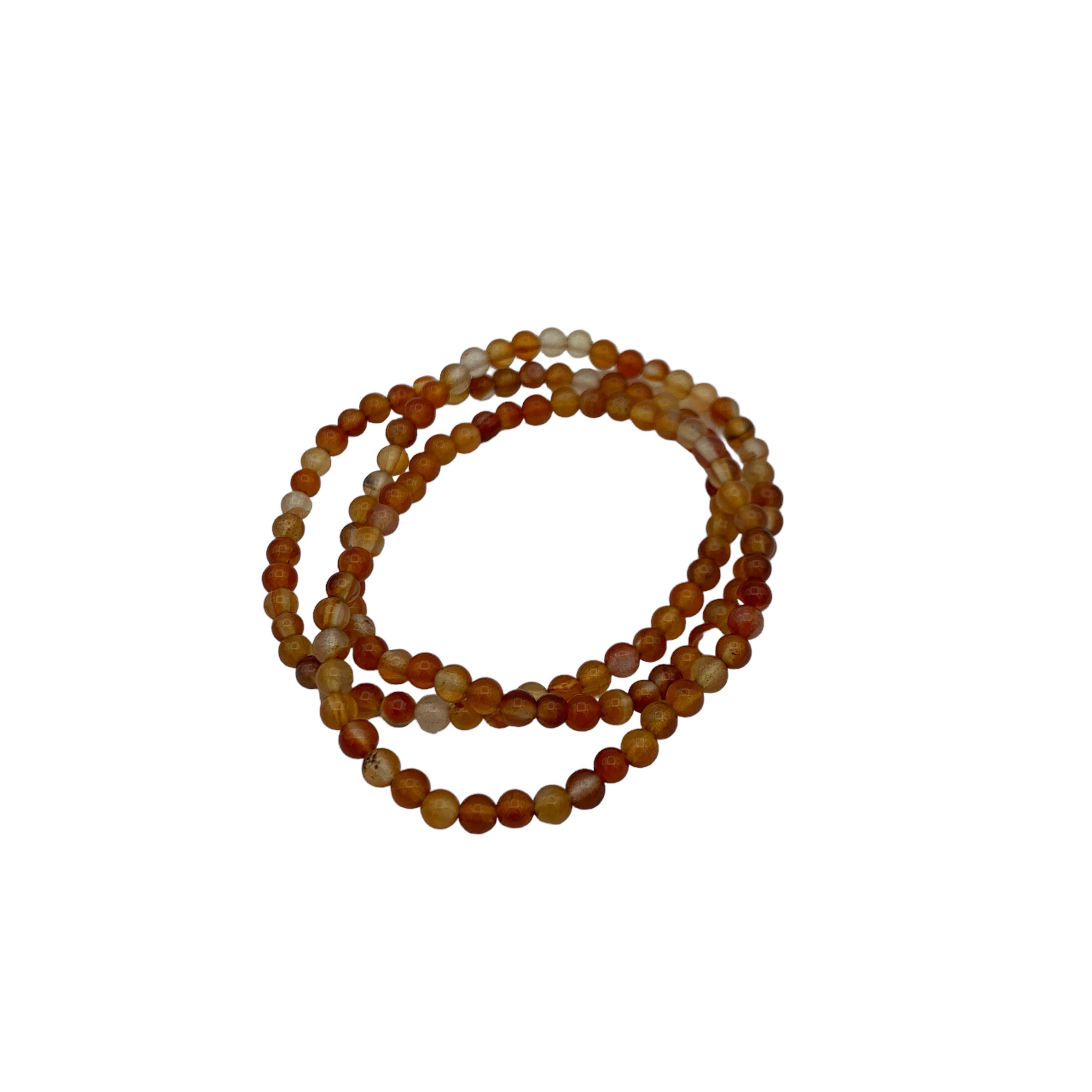 Bracelet - Carnelian 4mm